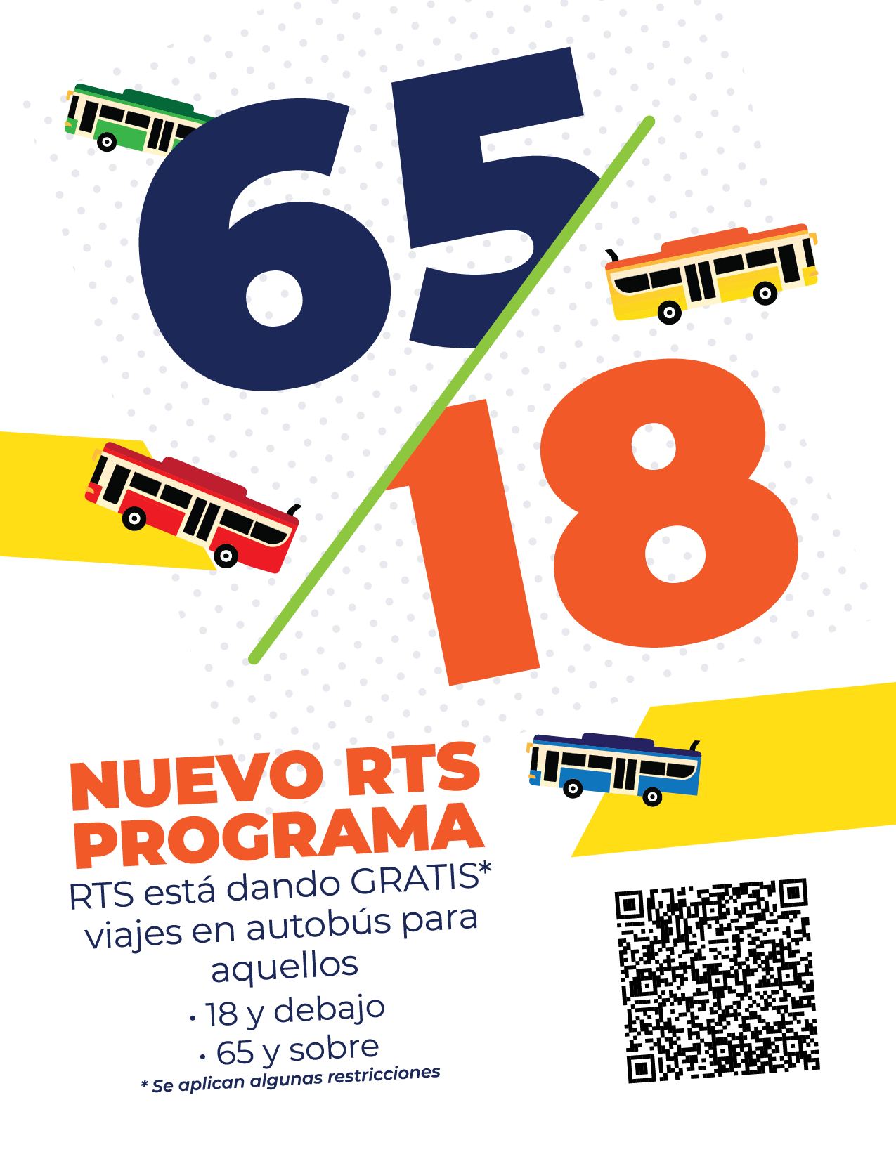 RTS Free Fares flyer - spanish