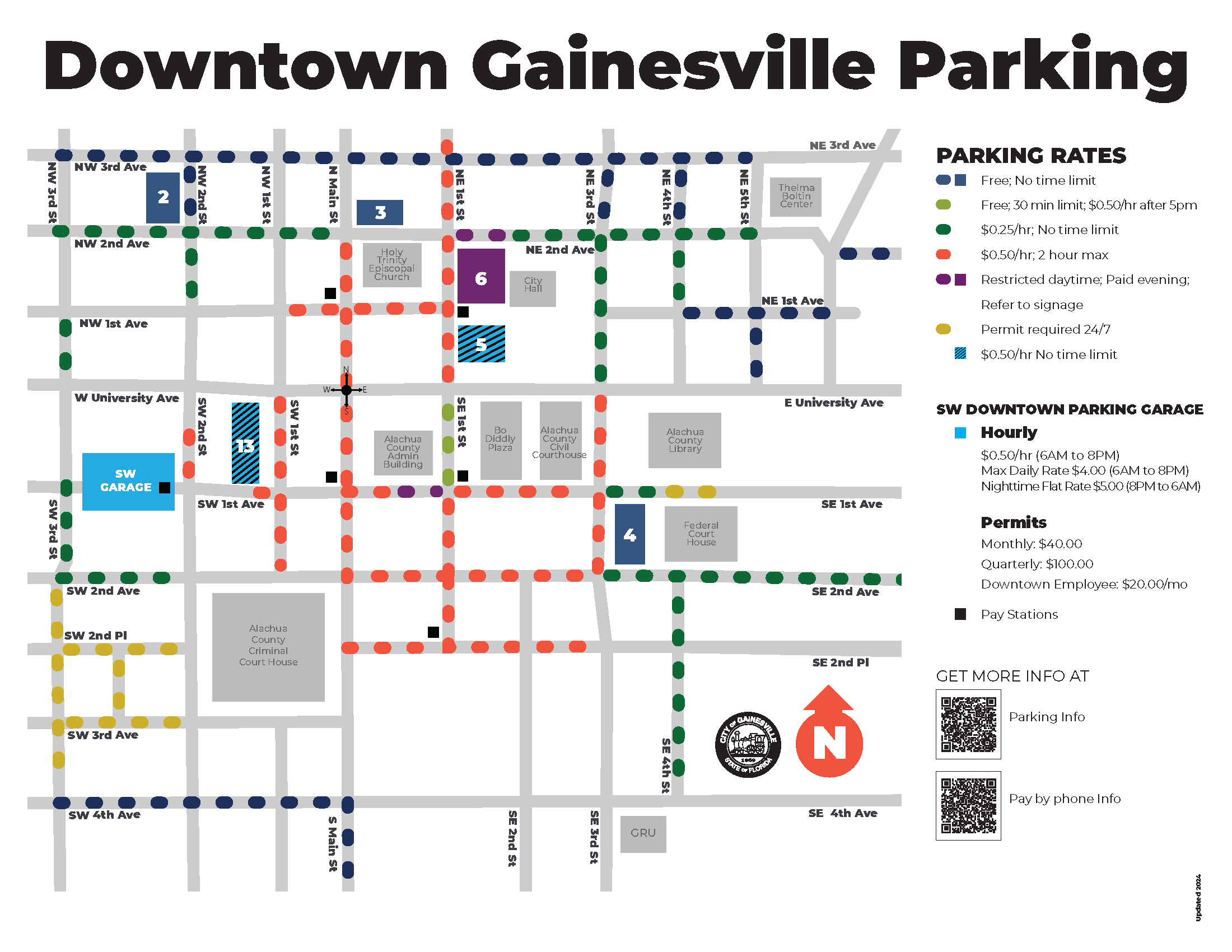 Downtown Parking Map