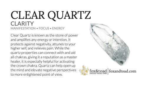 fox&toad quartz info card