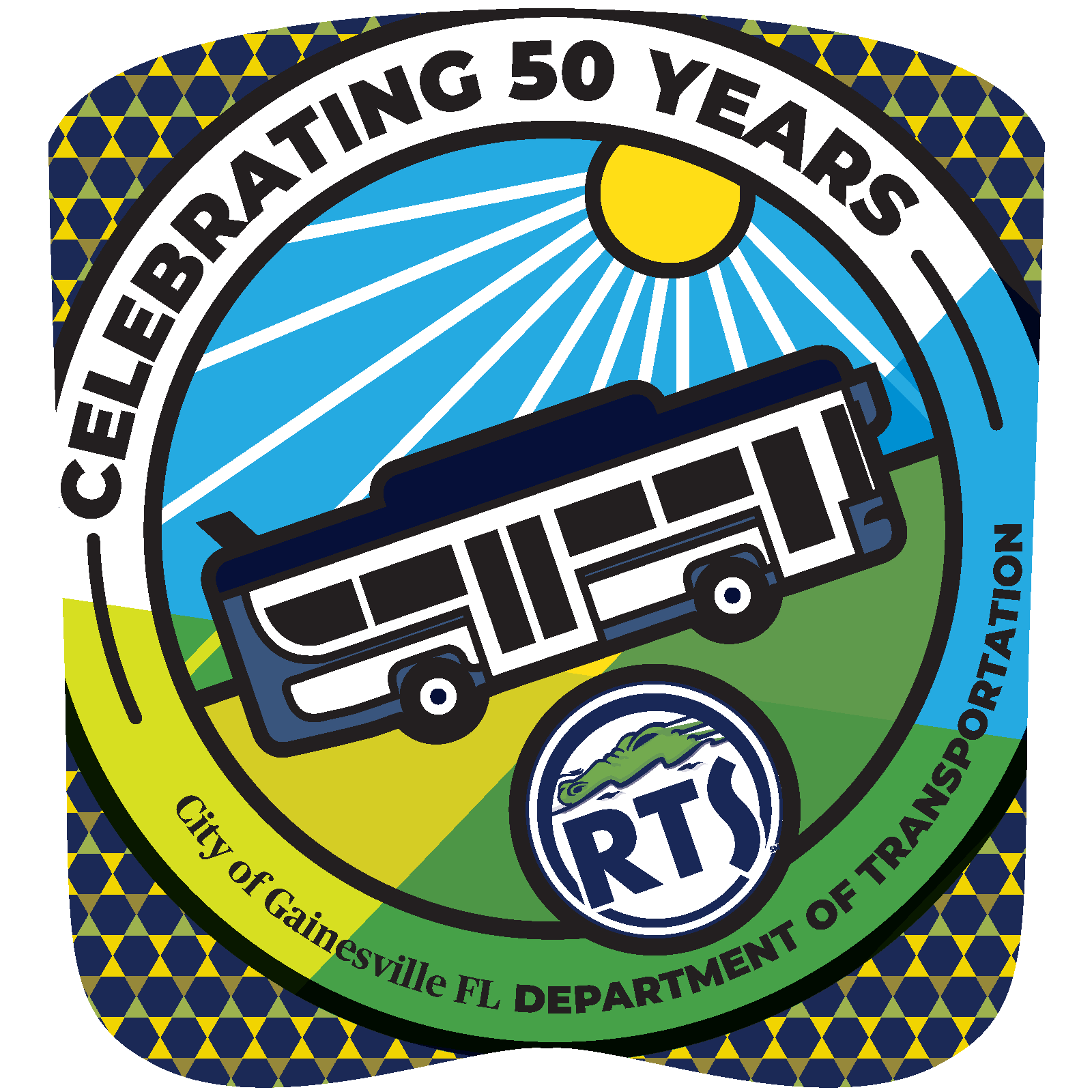 RTS 50th Anniversary - Hand Fan front