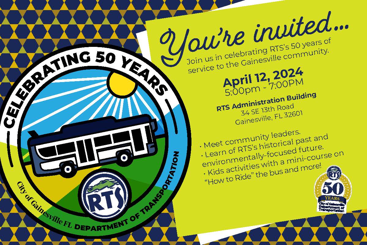 RTS 50th Anniversary - Invitation